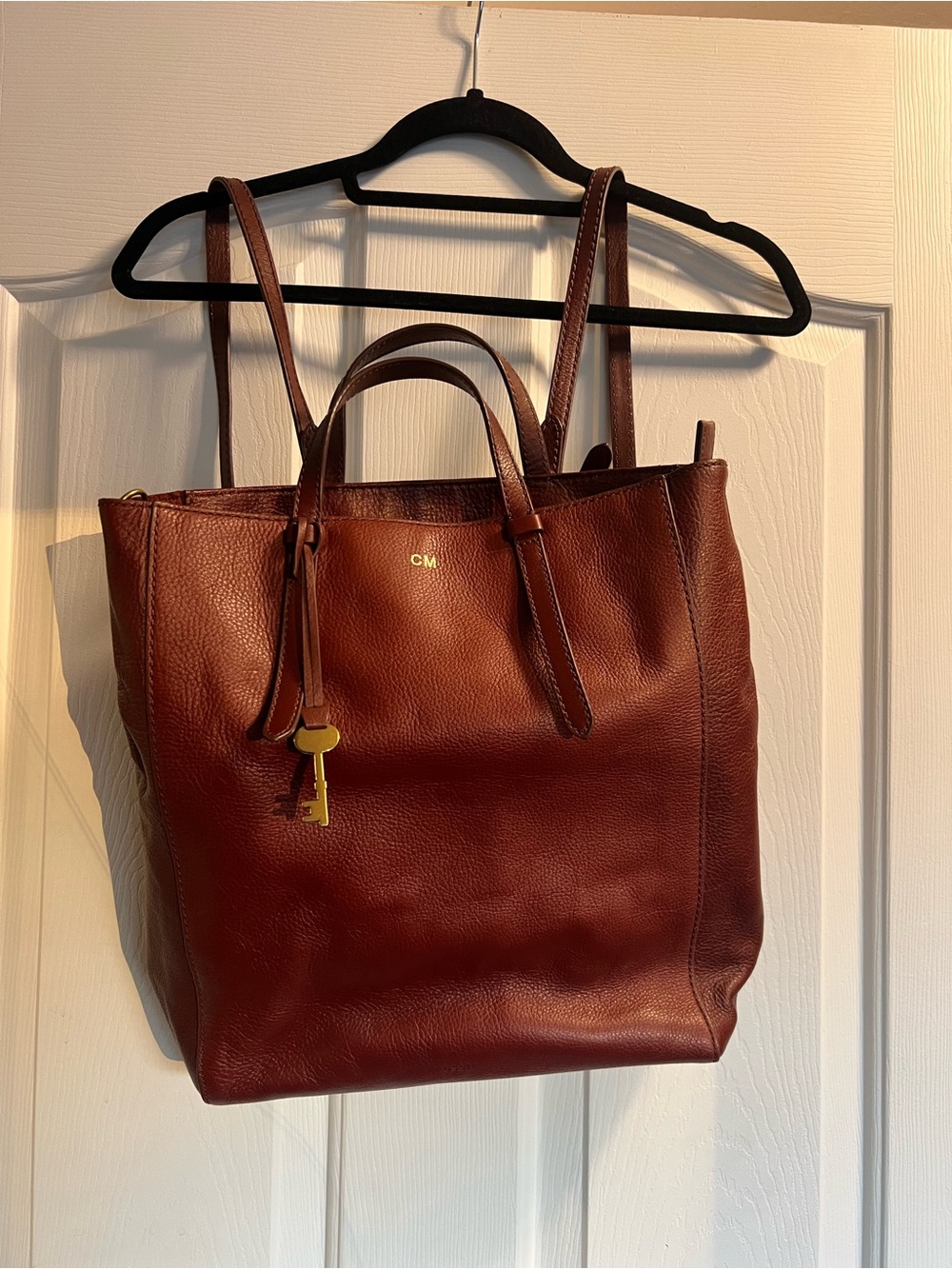 Fossil Camilla Leather Convertible Backpack/Tote
